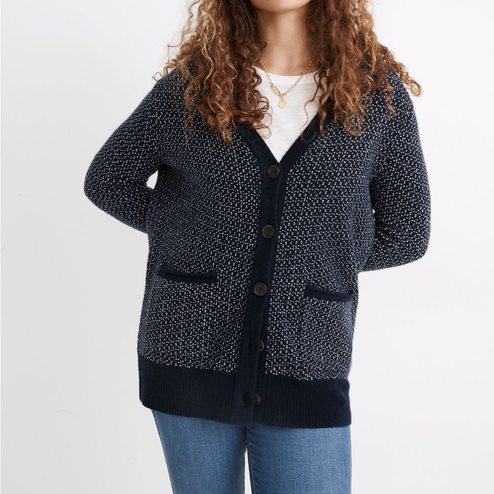 Bird's Eye Maysfield Cardigan Sweater in Coziest Yarn